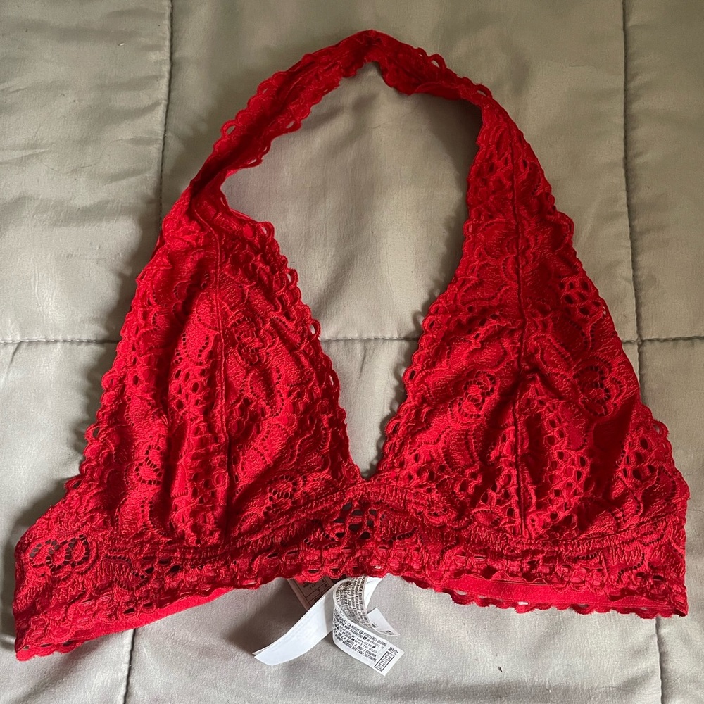 Forever 21 Red Lace Bralette